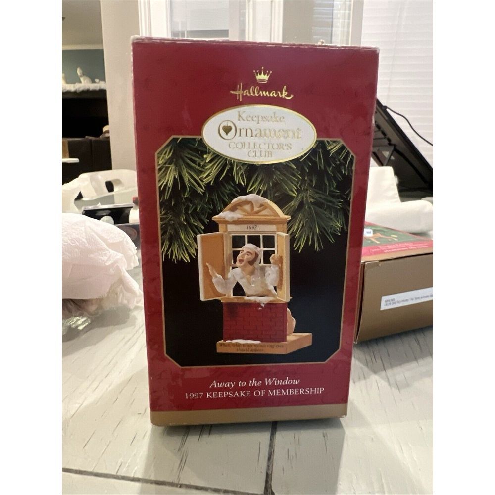 Hallmark Keepsake Away to The Window Christmas Ornament 1997